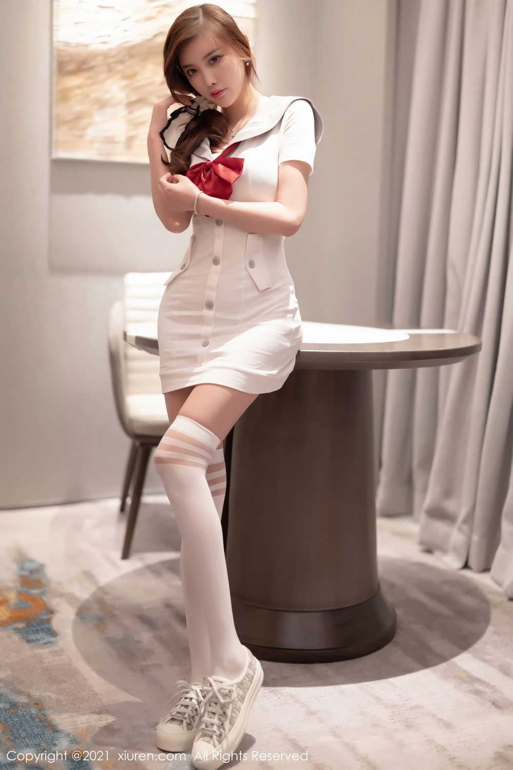 你的女神杨晨晨Yome 水手制服清纯可人