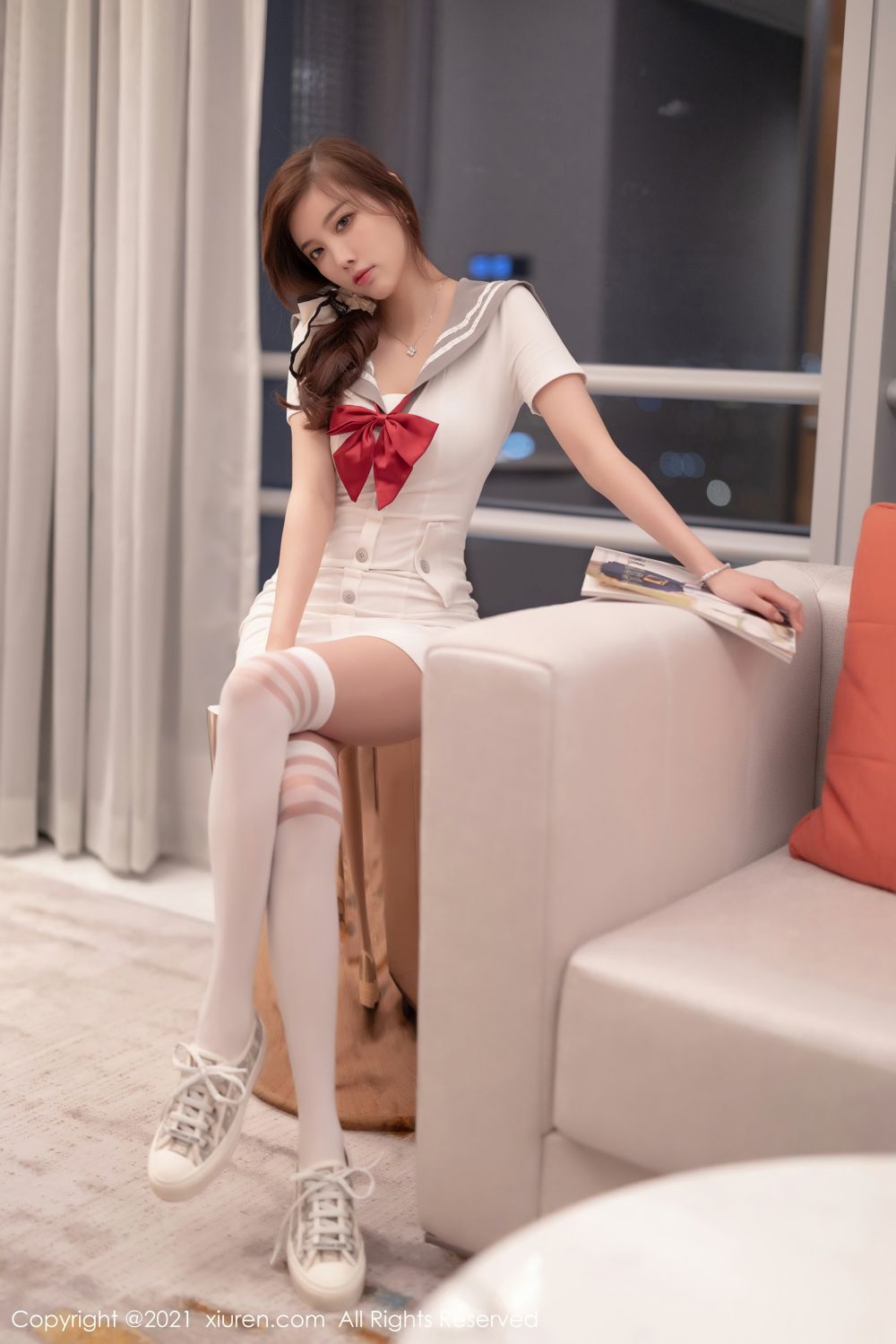 你的女神杨晨晨Yome 水手制服清纯可人