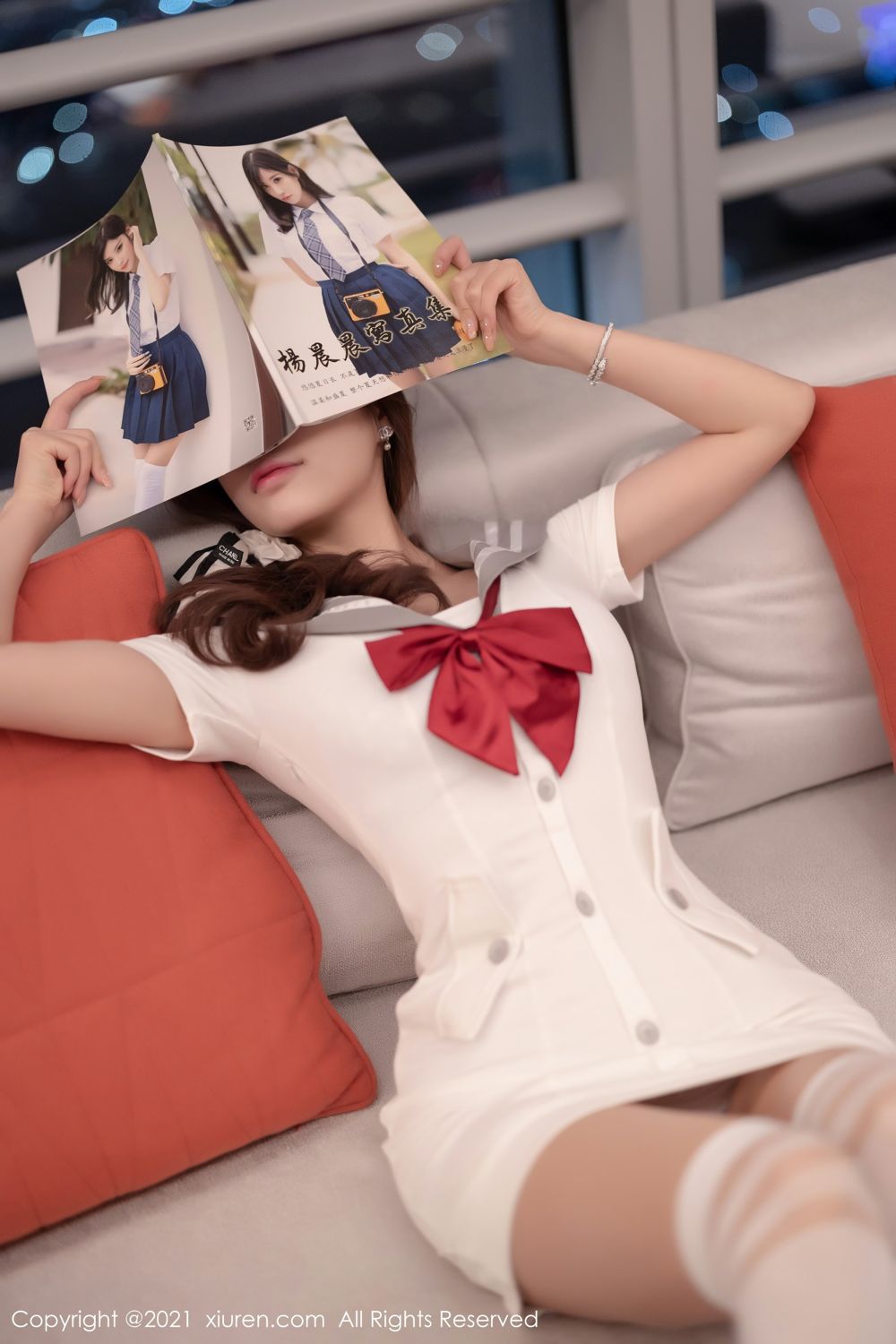你的女神杨晨晨Yome 水手制服清纯可人