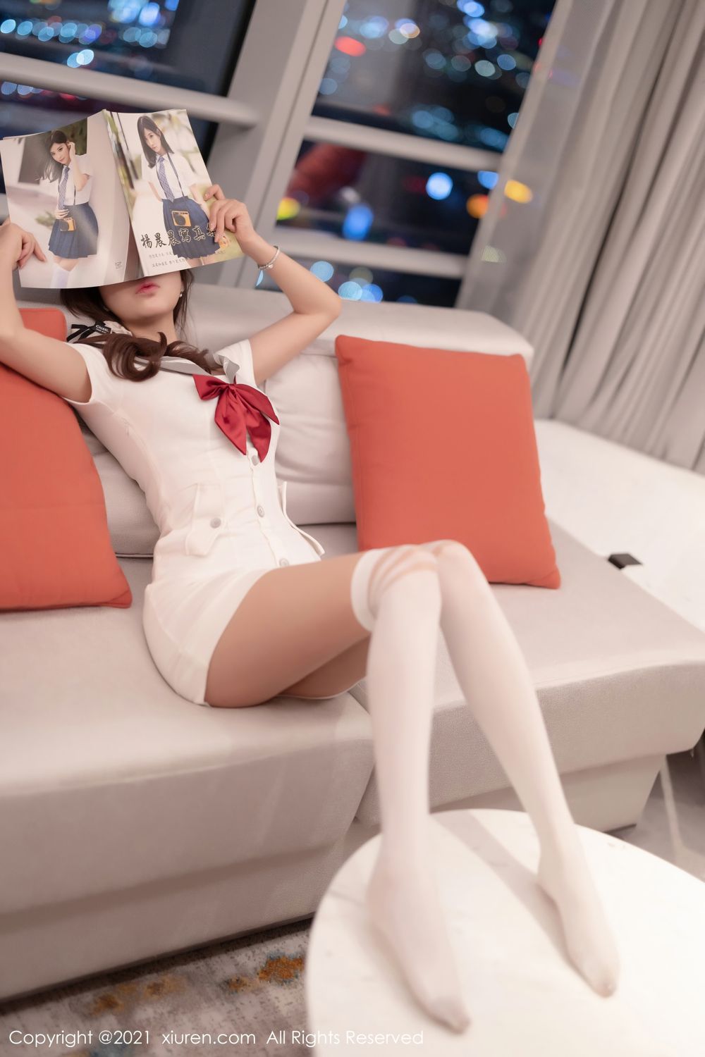 你的女神杨晨晨Yome 水手制服清纯可人