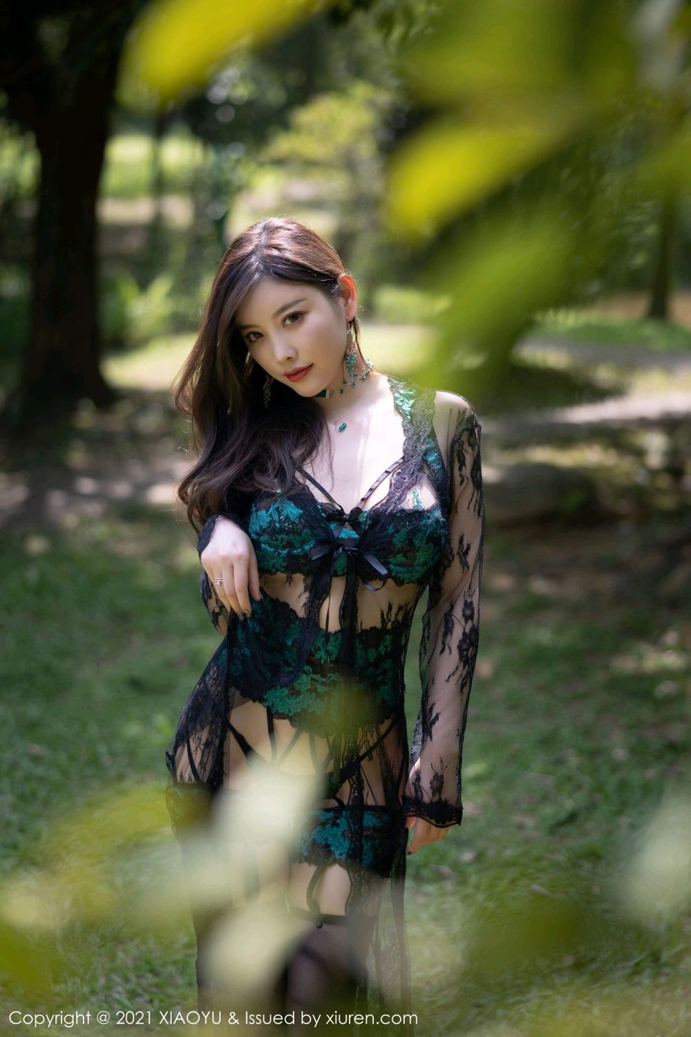 杨晨晨广西旅拍 宛如动人的孔雀