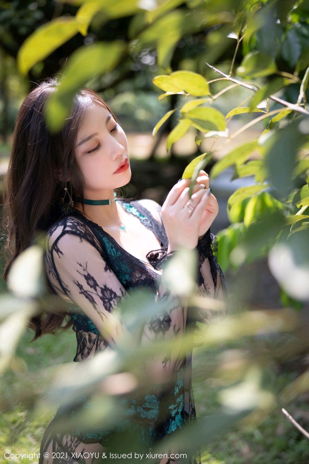 杨晨晨广西旅拍 宛如动人的孔雀