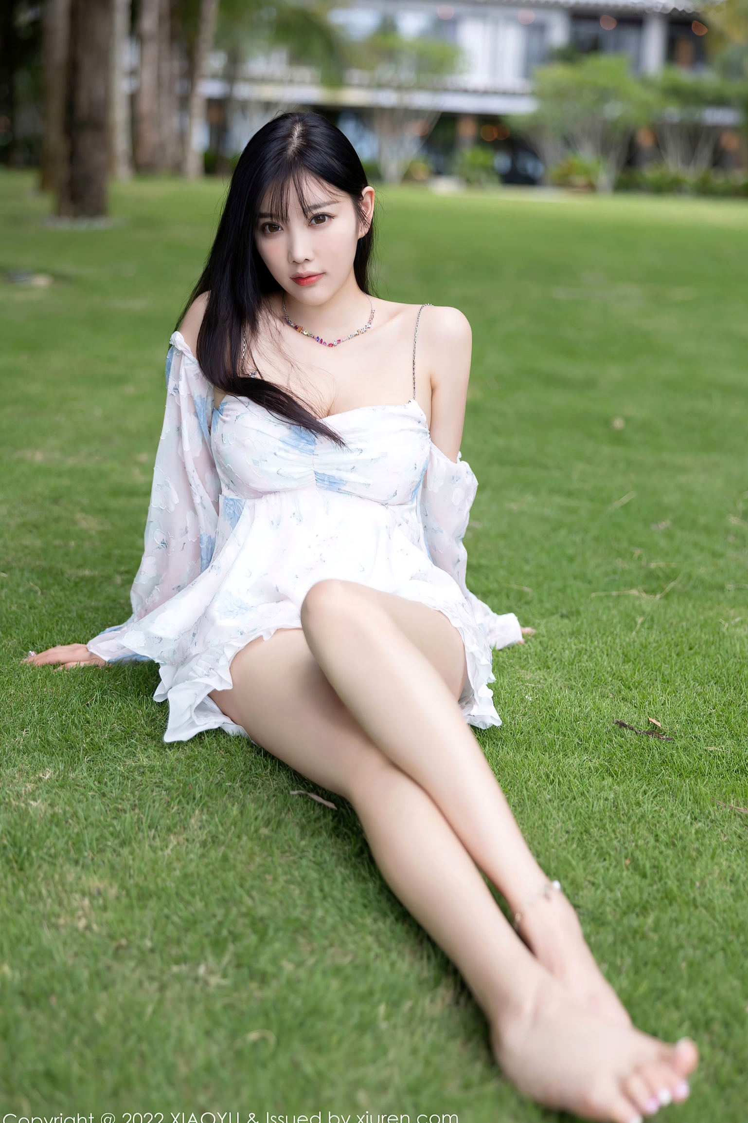 XiaoYu语画界-851-杨晨晨Yome-清新吊带裙私房写真-肉色丝袜美腿-2022.08.26-无圣光大尺度