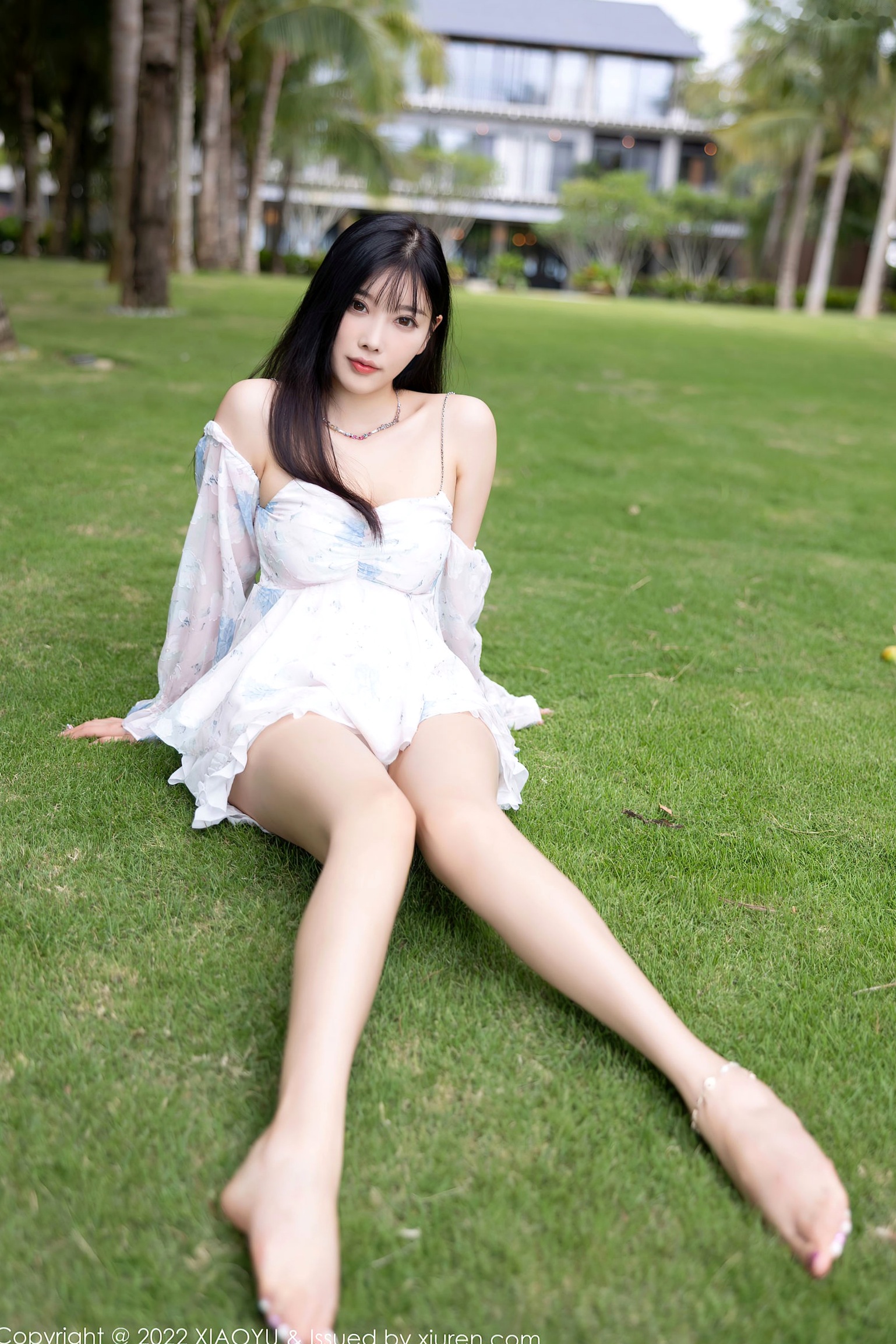 XiaoYu语画界-851-杨晨晨Yome-清新吊带裙私房写真-肉色丝袜美腿-2022.08.26-无圣光大尺度