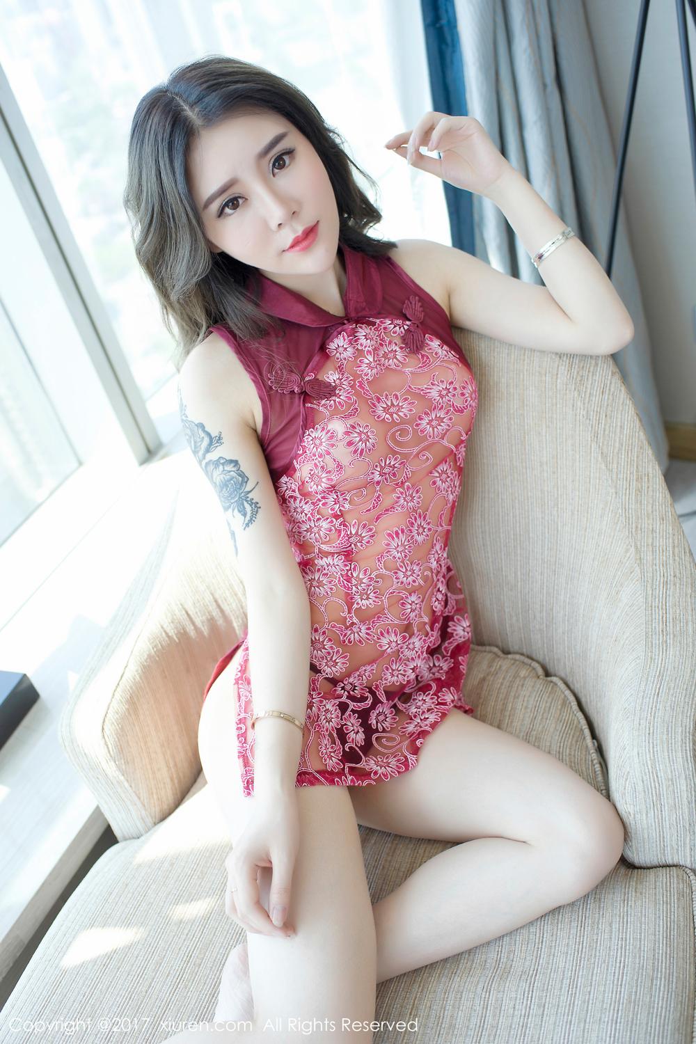周末女神爱丽莎Lisa 旗袍诱惑浴室性感
