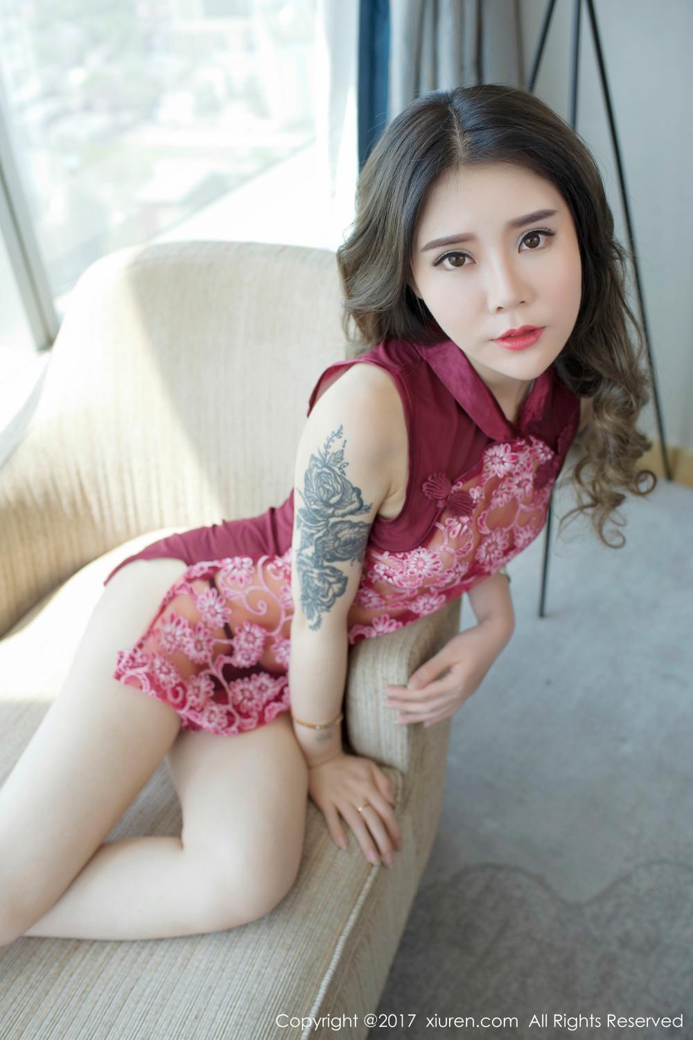 周末女神爱丽莎Lisa 旗袍诱惑浴室性感
