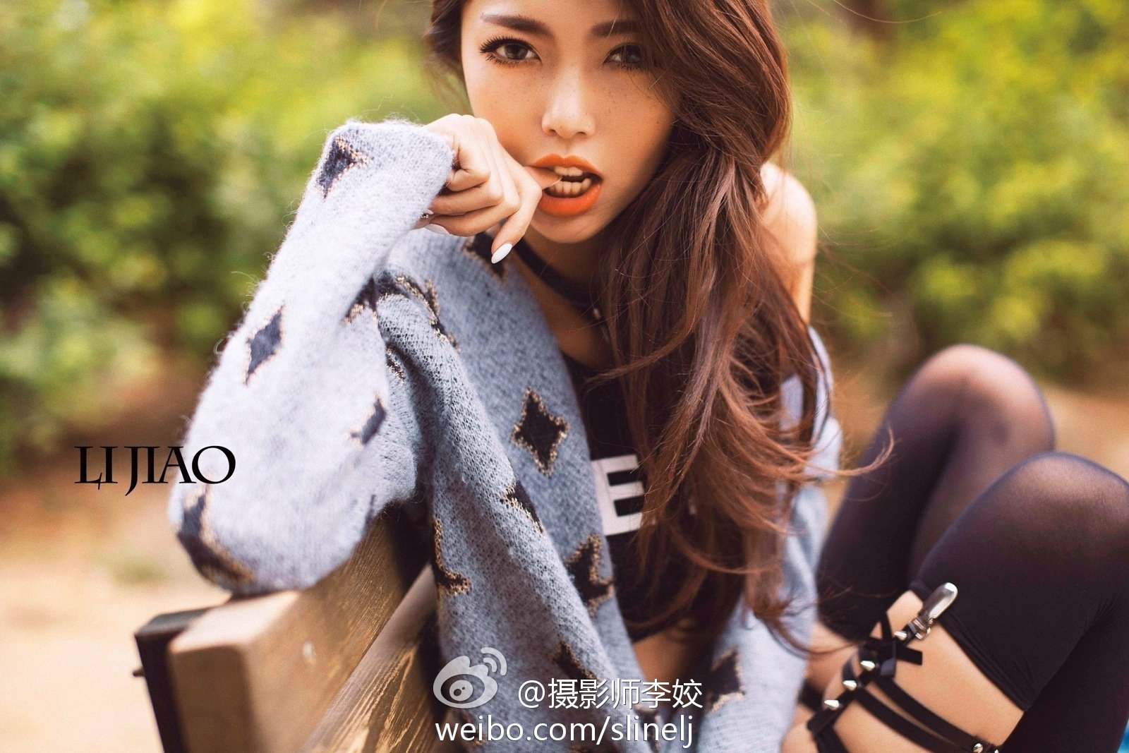 孟露 野性魅惑写真图美图