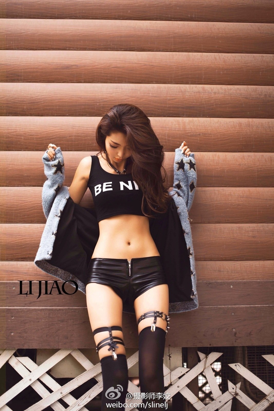 孟露 野性魅惑写真图美图