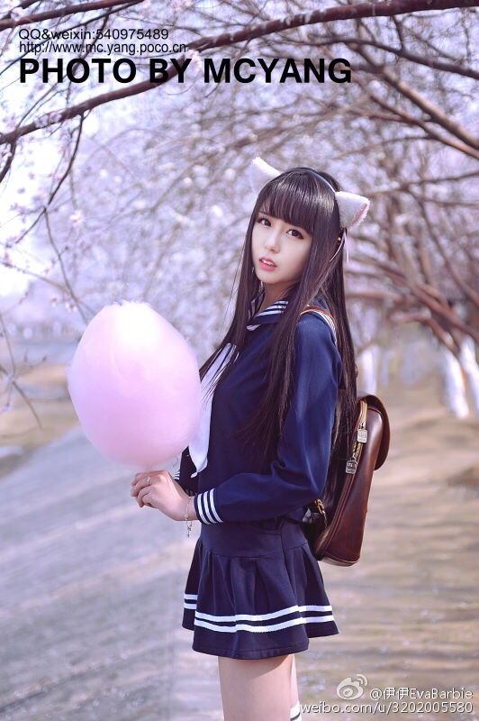 伊伊EvaBarbie 微博私房写真图