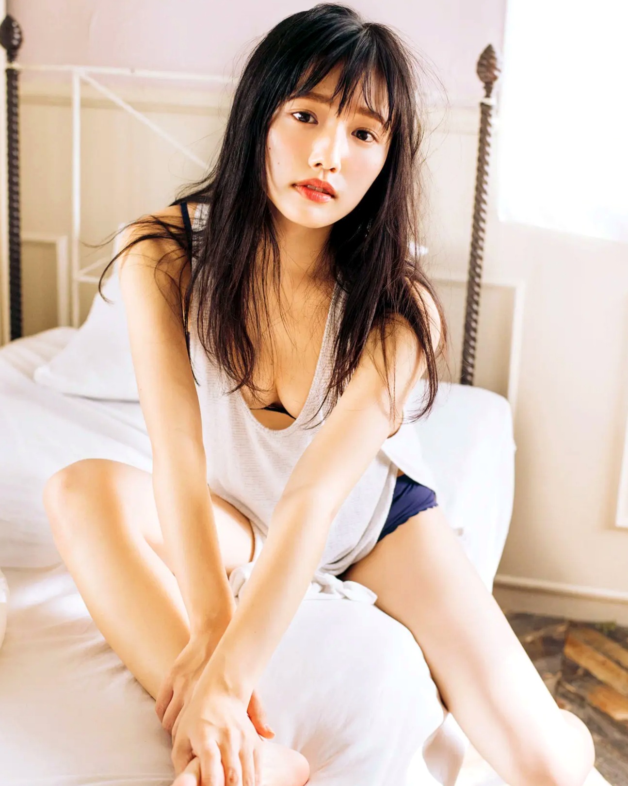 安藤咲桜 - 私を咲かせて,日系清新私房写真,湿发浴室浴缸诱惑,唯美少女内衣背影,治愈系性感女神