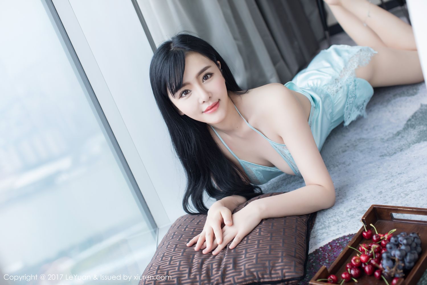 刘钰儿性感私房 淡蓝吊带美人如玉