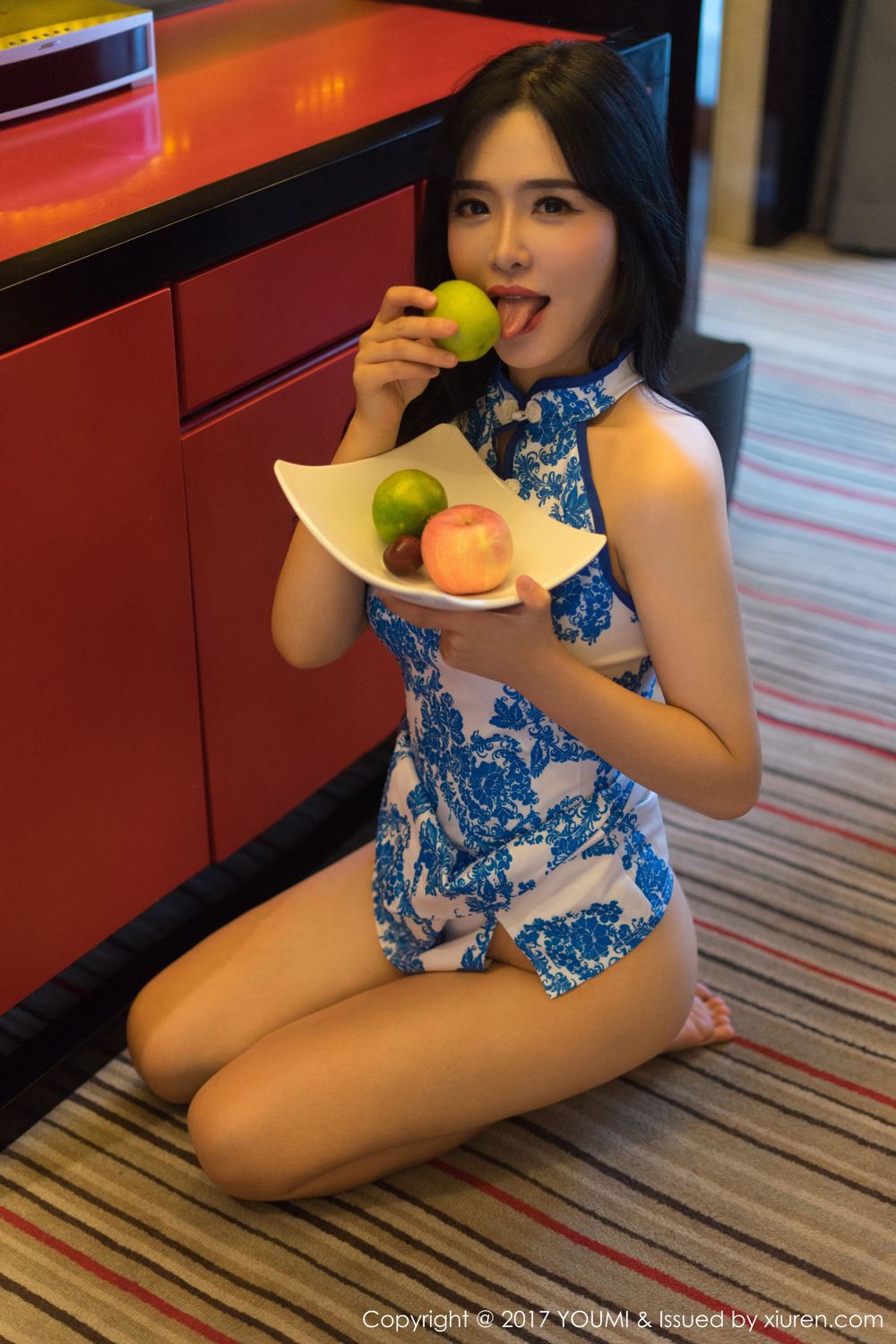 尤蜜女神刘钰儿 韵味旗袍视觉体验