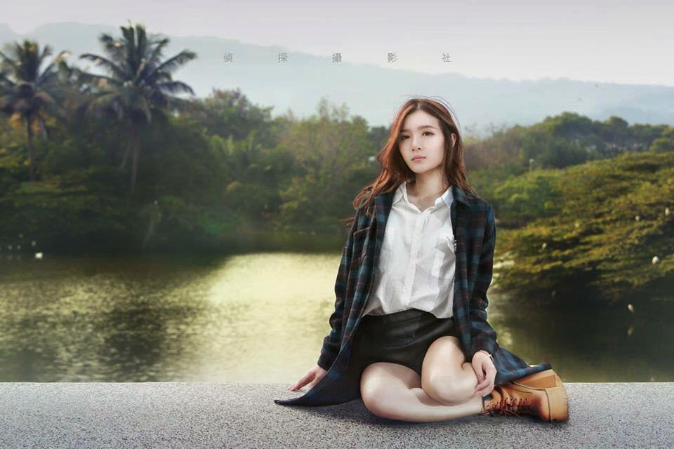 刘绒萱 超正兼气质的美人车模
