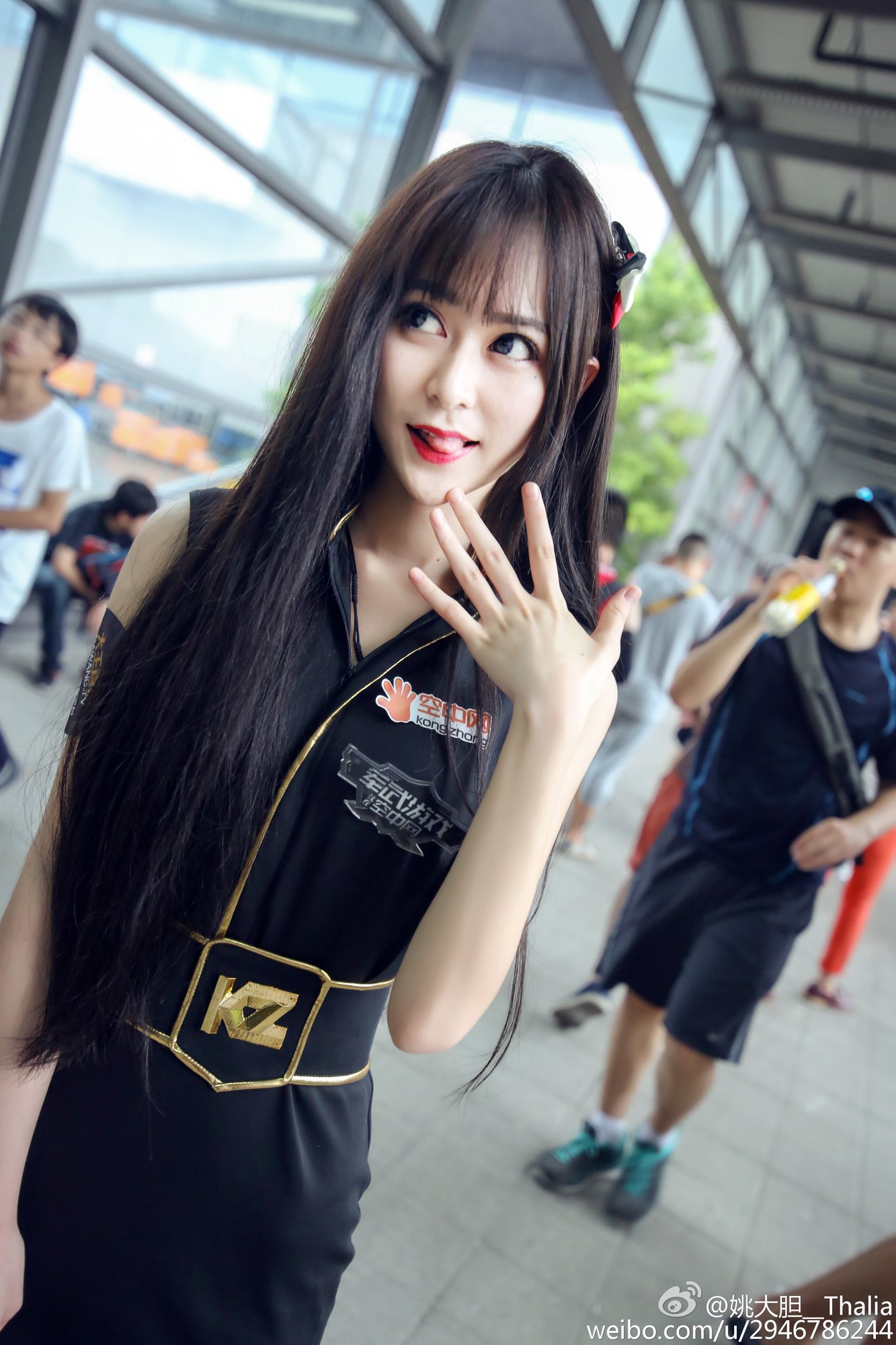 姚天艳 ChinaJoy 2016 空中网展台SG