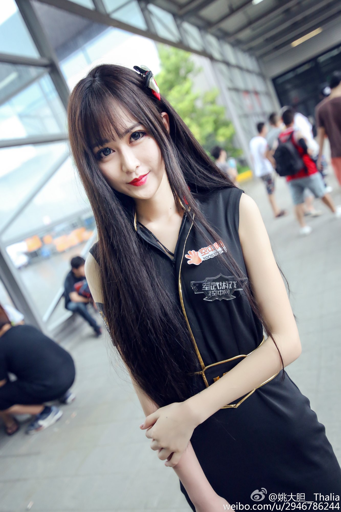 姚天艳 ChinaJoy 2016 空中网展台SG