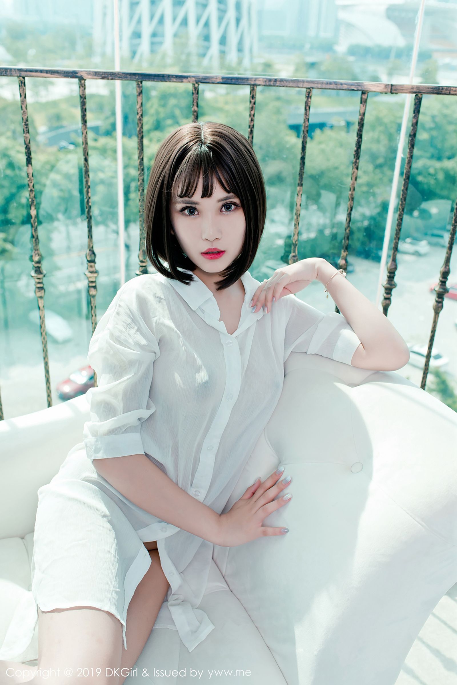 性感女仆萌宝儿 清纯可人白衬衫