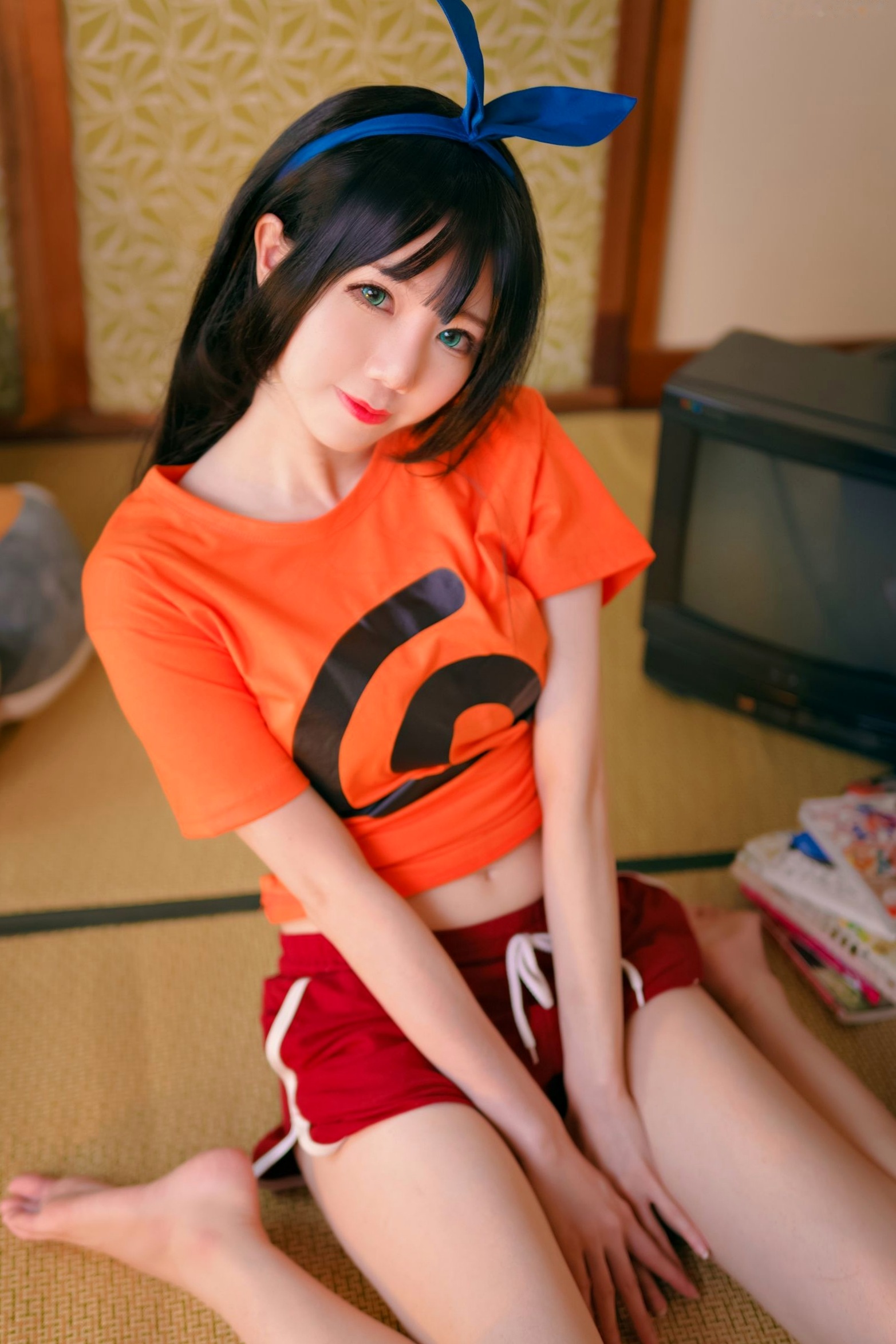 Sally-Dorasnow-Ruka-Sarashina-Summer:夏日清新私房写真,甜美兔女郎风格,黑色蕾丝内衣诱惑室内大尺度照片