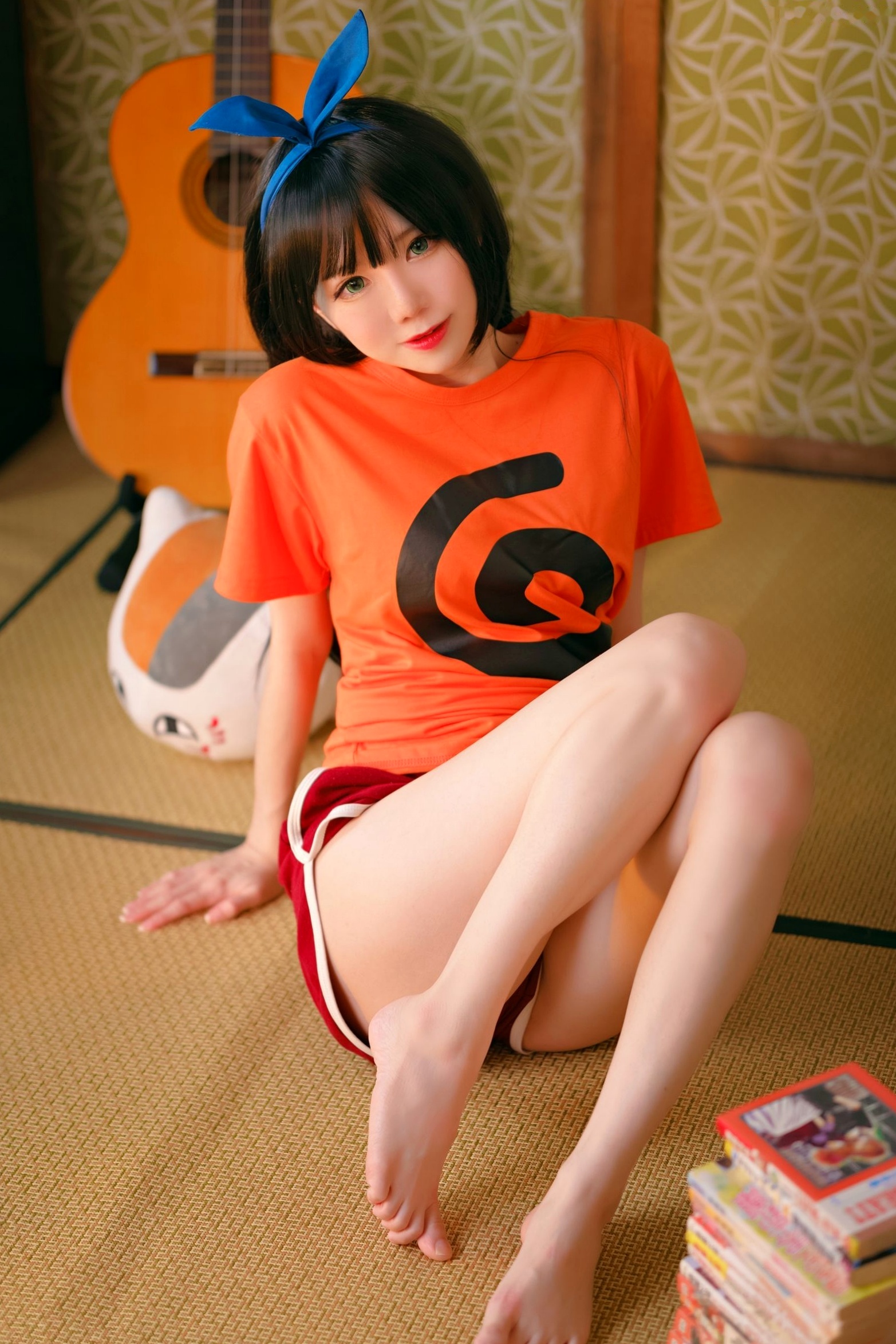 Sally-Dorasnow-Ruka-Sarashina-Summer:夏日清新私房写真,甜美兔女郎风格,黑色蕾丝内衣诱惑室内大尺度照片
