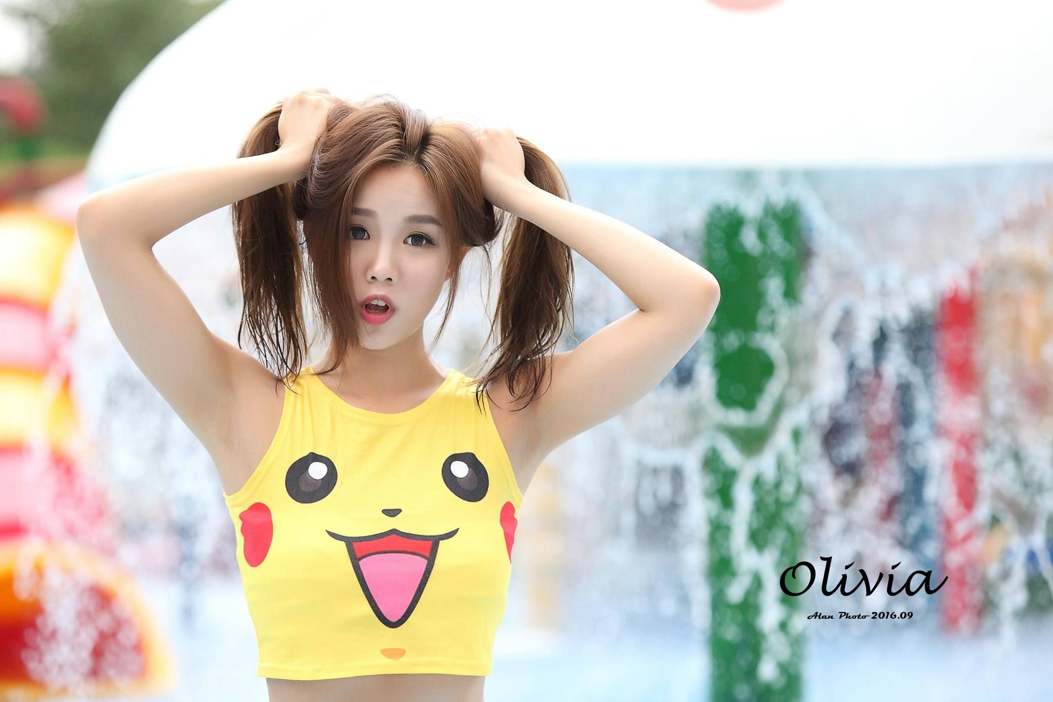 小薇Olivia 马甲线美人写真图精选