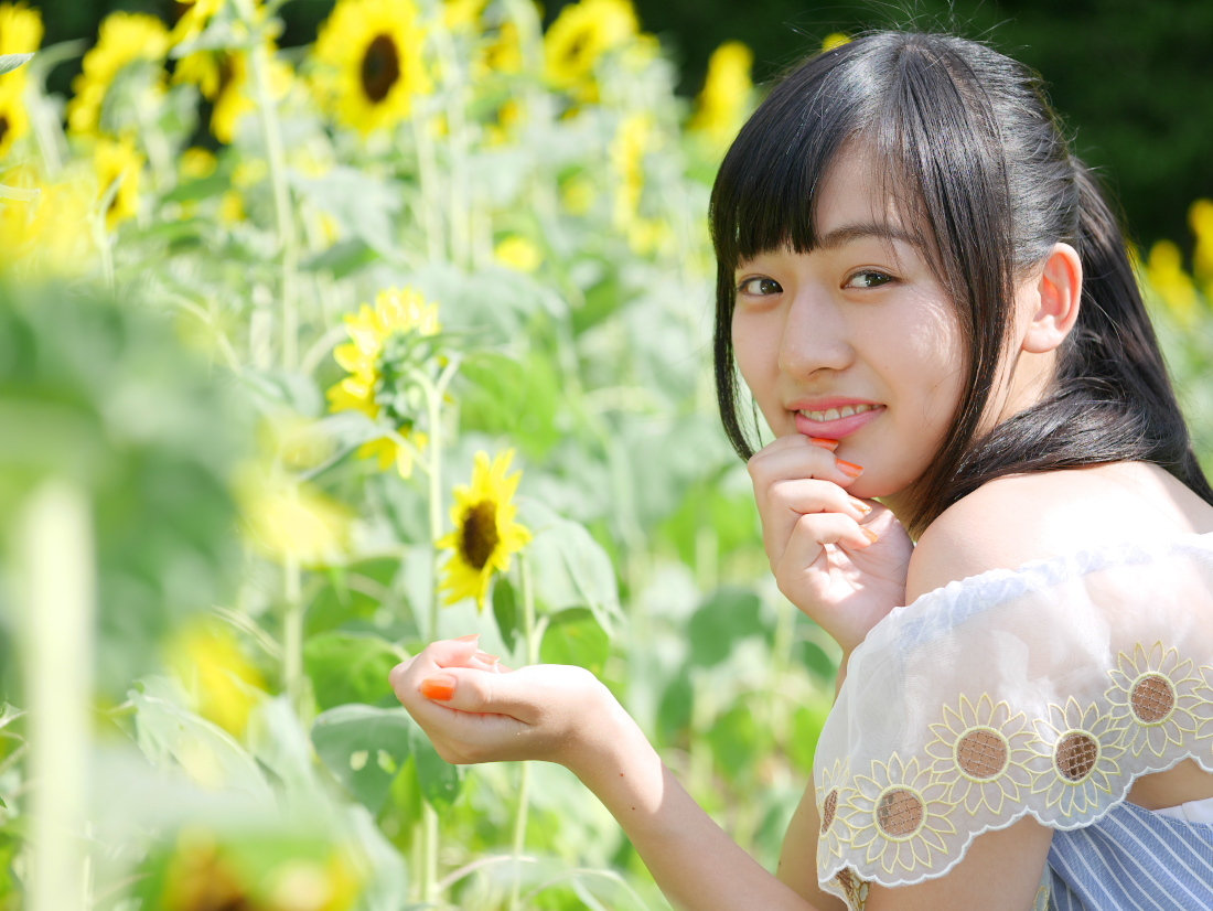 铃木茜音 超清纯户外写真图