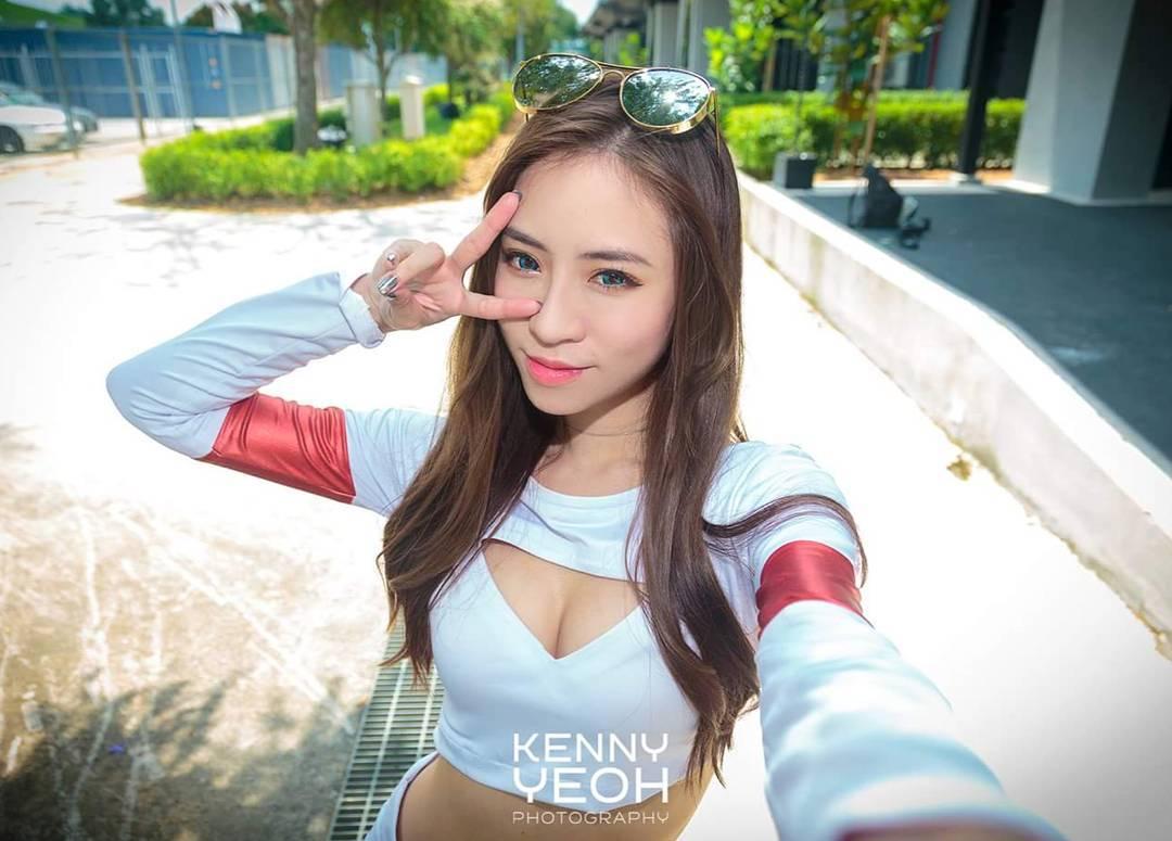 大马车模Germaine Ong,性感俏佳人