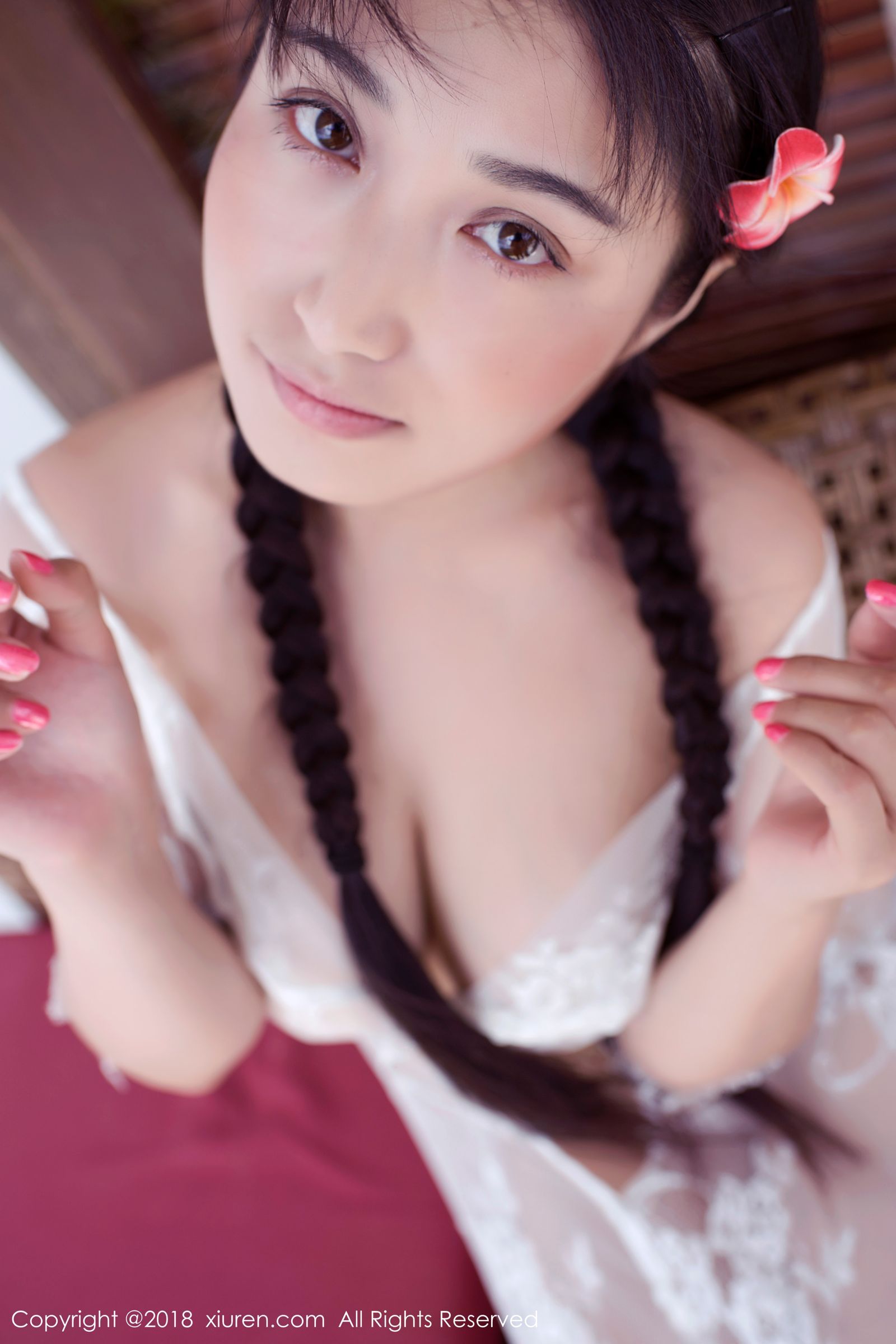 清纯山妹子龍籹cool 黑色半透明比基尼