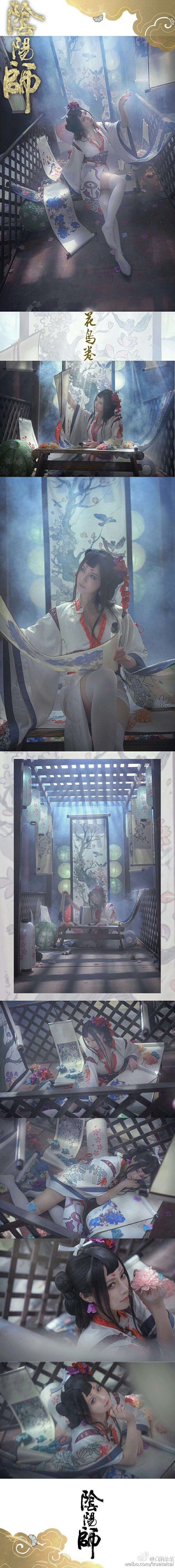 真的菜菜- 阴阳师最新SSR式神「花鸟卷」写真