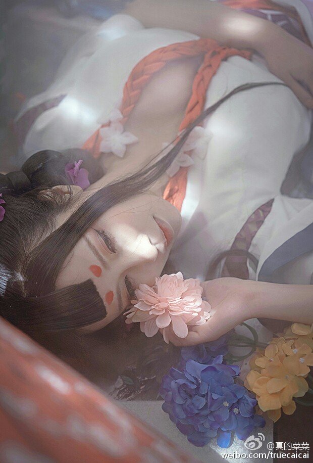 真的菜菜- 阴阳师最新SSR式神「花鸟卷」写真