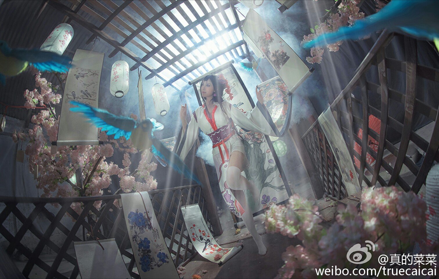 真的菜菜- 阴阳师最新SSR式神「花鸟卷」写真