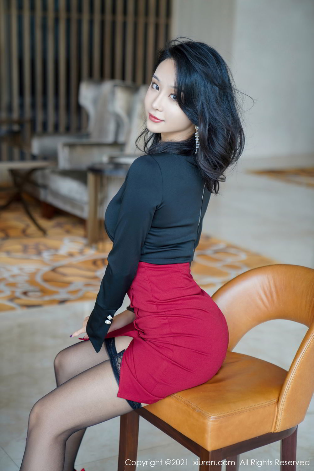 小姐姐蓝夏Akasha 魅惑多姿经典职场OL