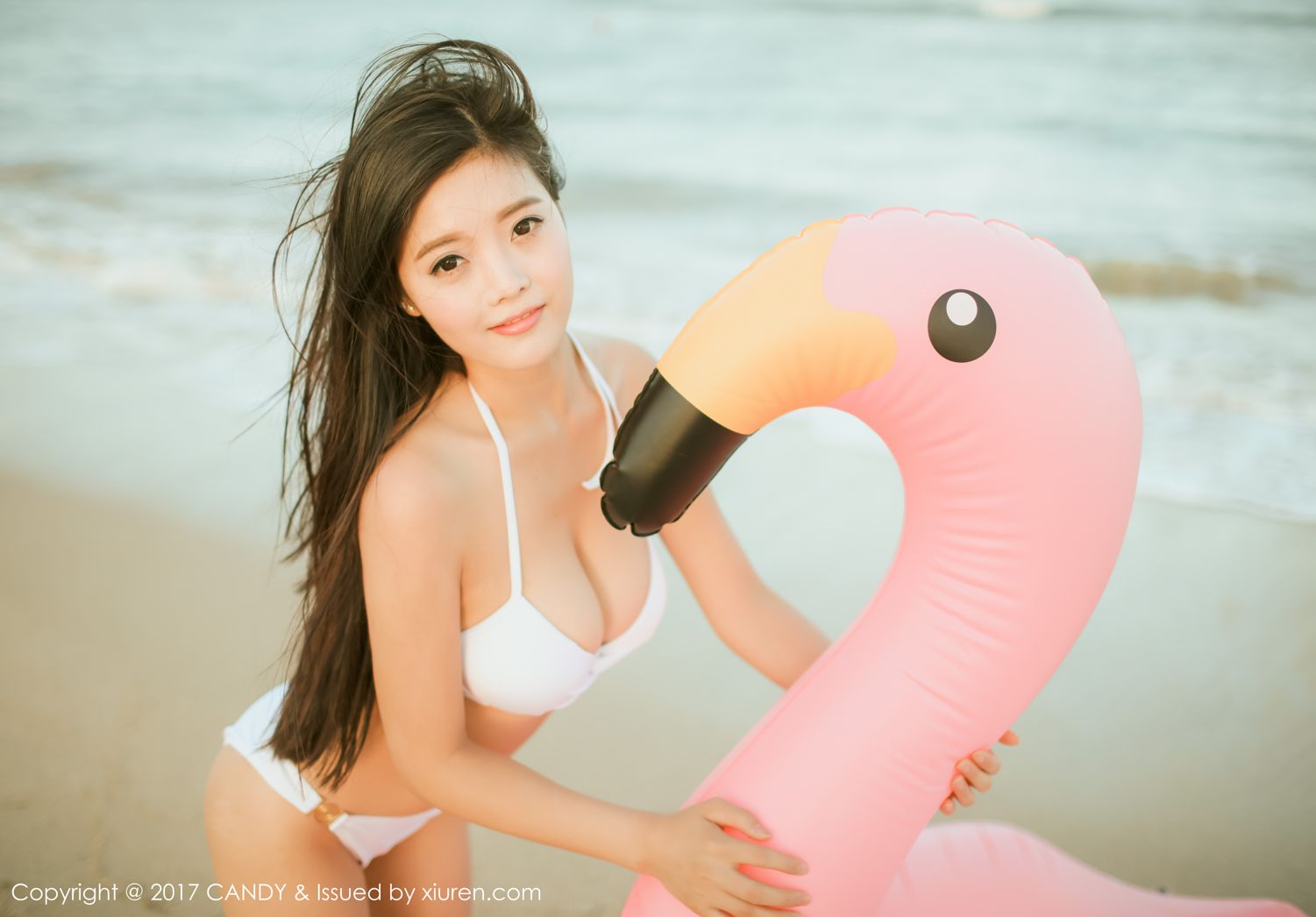 双马尾妹子林美惠子 海边比基尼汹涌澎湃