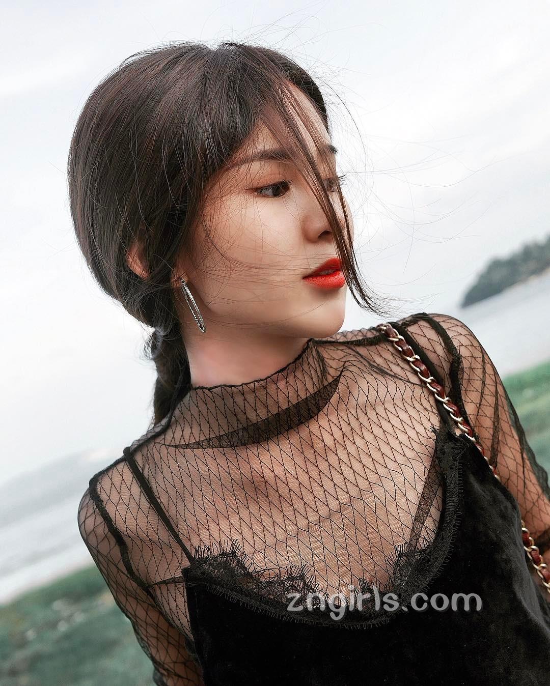 槟城女神Chloe Leong,极品高颜值私房照