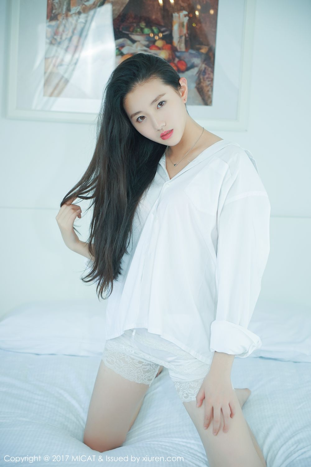 文艺少女画画sugar 微微一笑沁入心窝