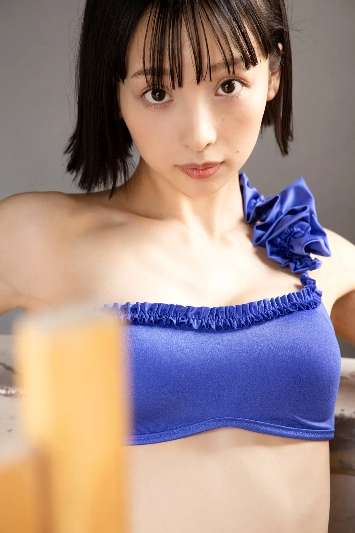 华村あすか《New Mode 後編》性感棕色泳装写真 气质尤物白嫩美胸