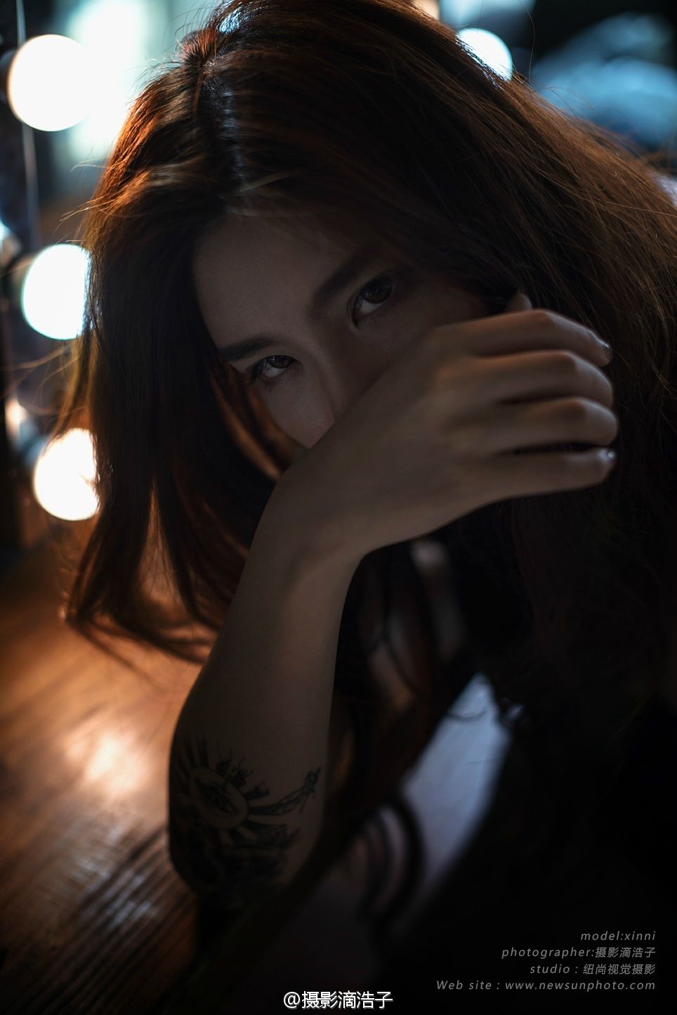 冷艳模特刘心妮 微博私房写真