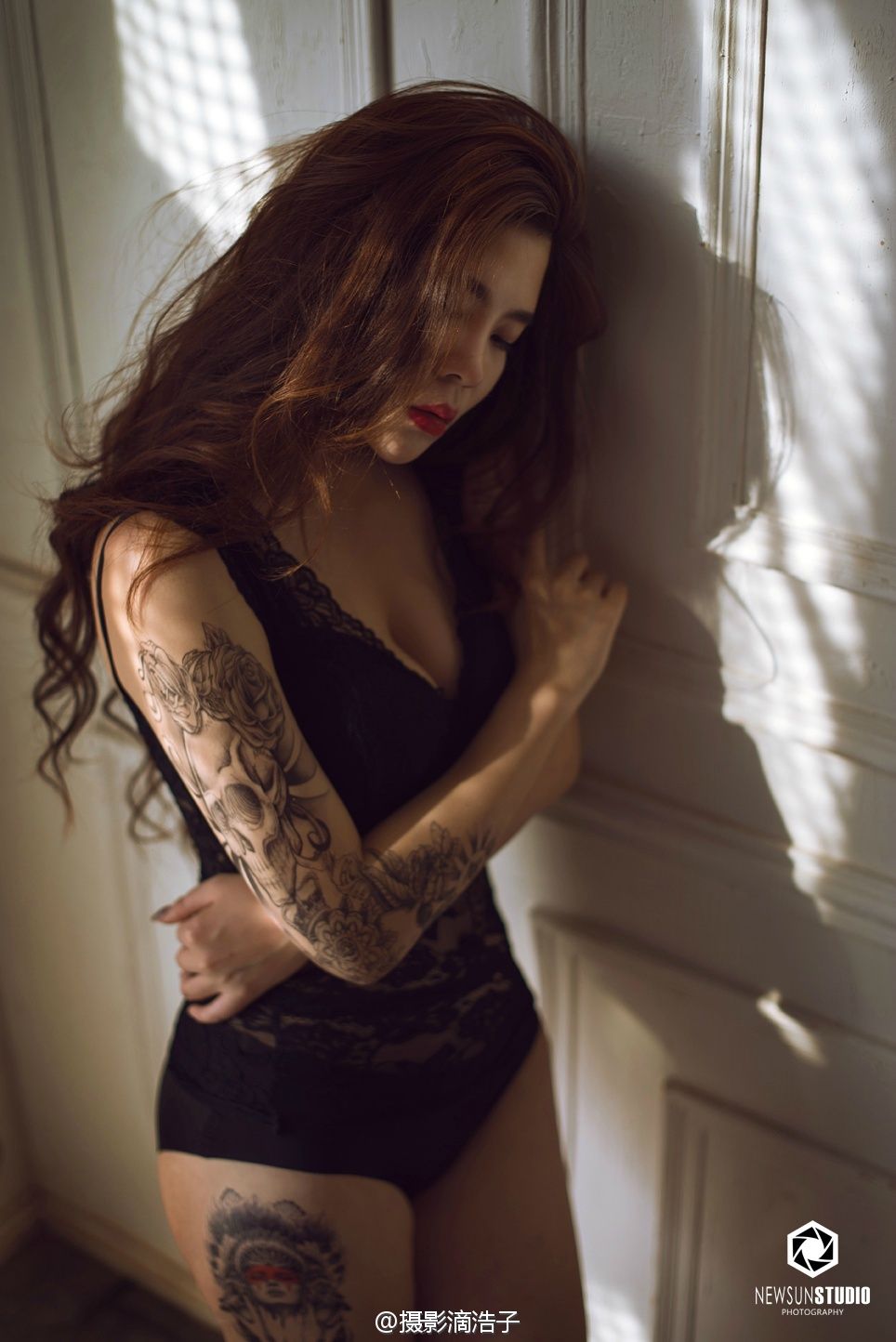 冷艳模特刘心妮 微博私房写真