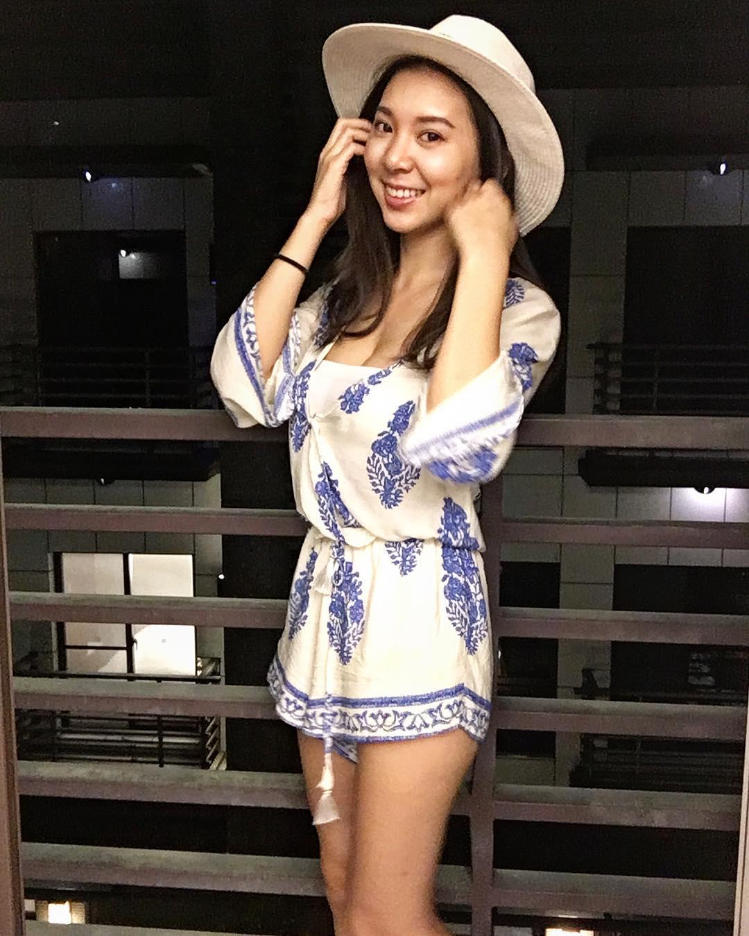 乌石港E级正妹VanessaYao 沙滩最辣眼睛的好身材