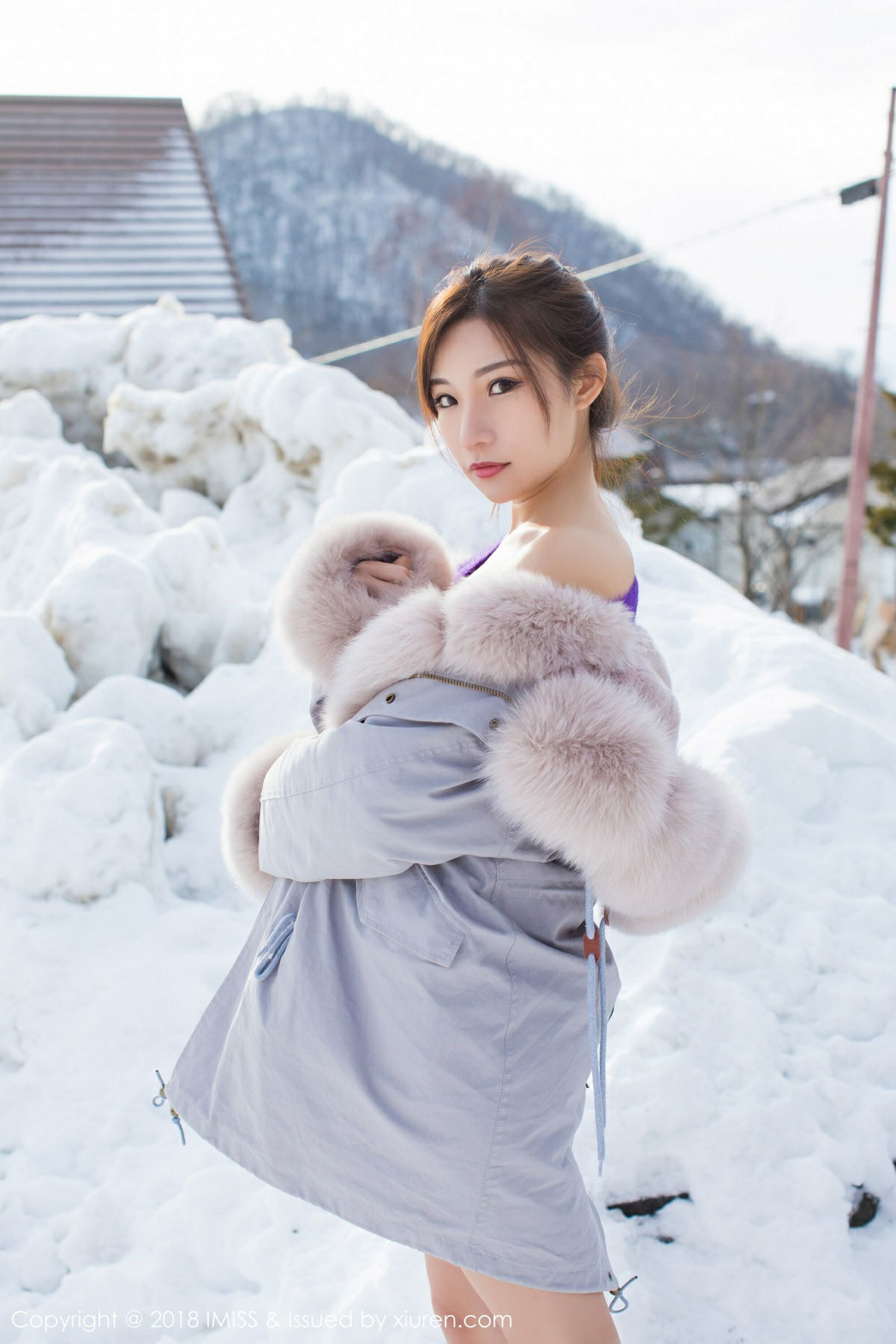 气质女神小狐狸Sica 浪漫紫色怦然心动