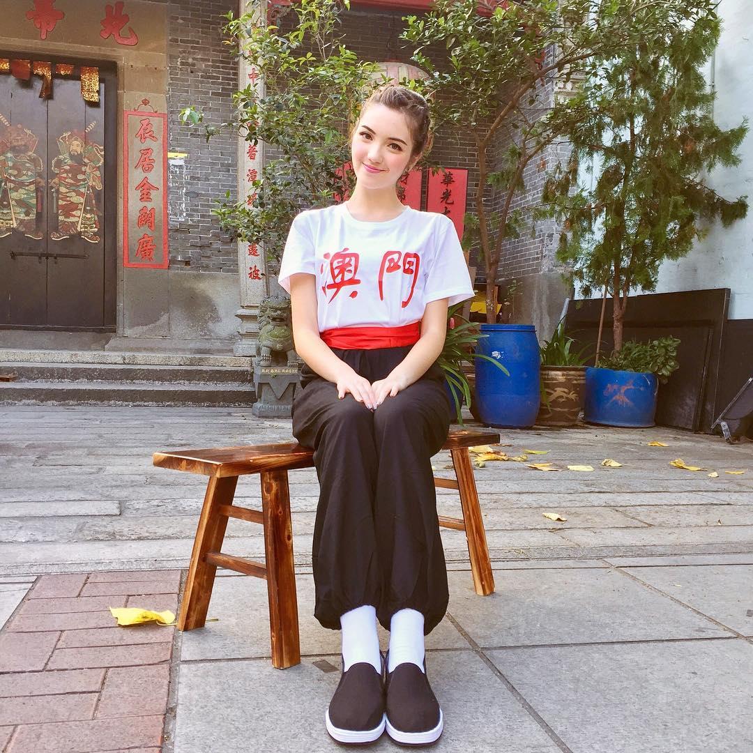 2017年澳门小姐麦嘉欣IG素颜美照