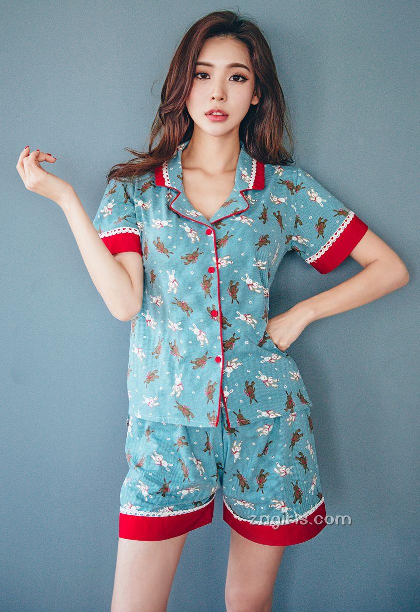 韩国模特朴多贤 Lologirl睡衣系列