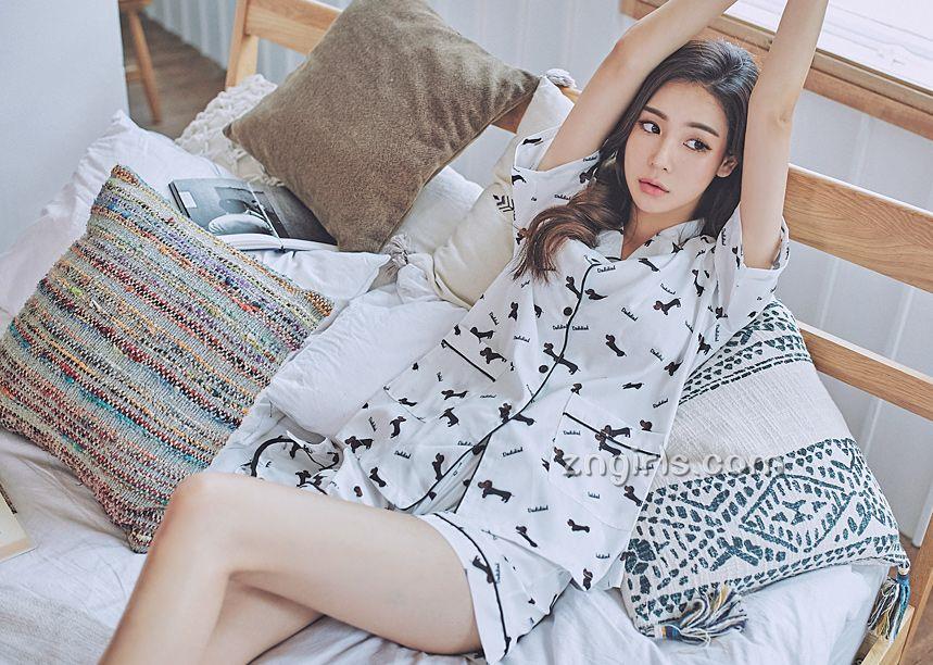 韩国模特朴多贤 Lologirl睡衣系列二