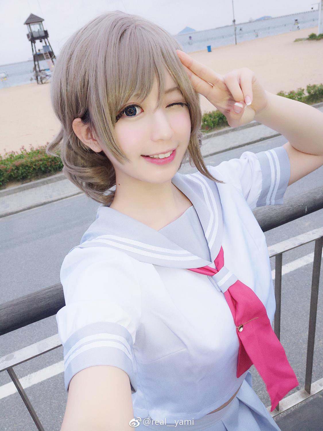 动漫博主real__yami 可爱俏皮的Cos美图