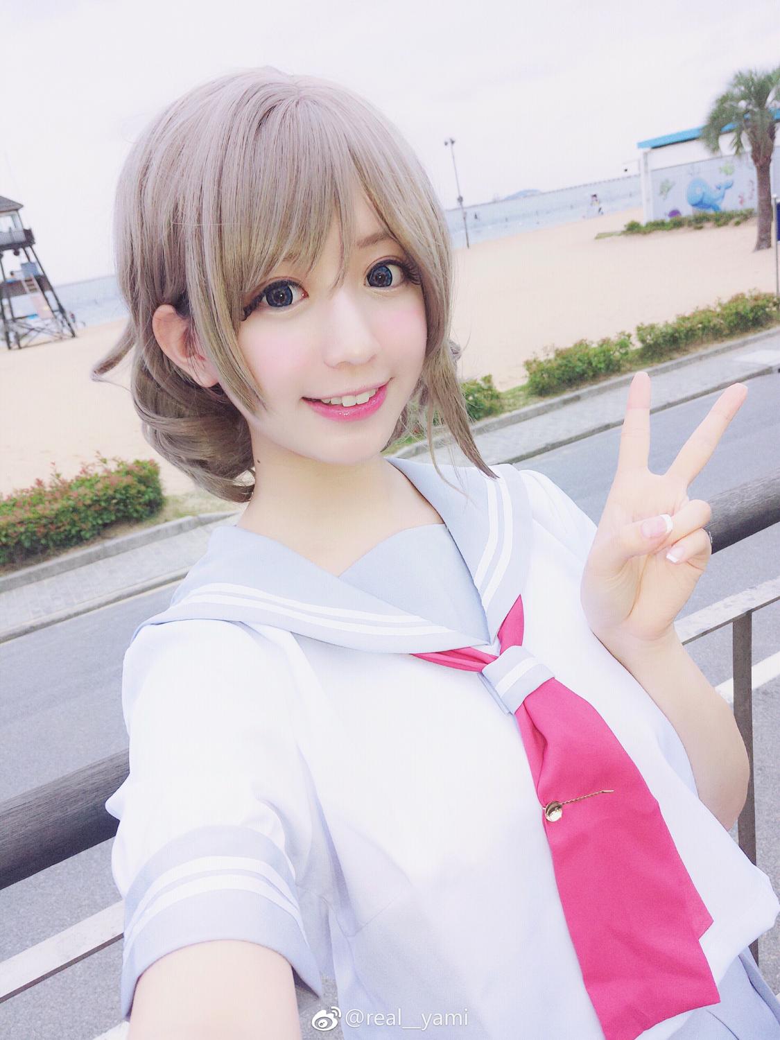 动漫博主real__yami 可爱俏皮的Cos美图