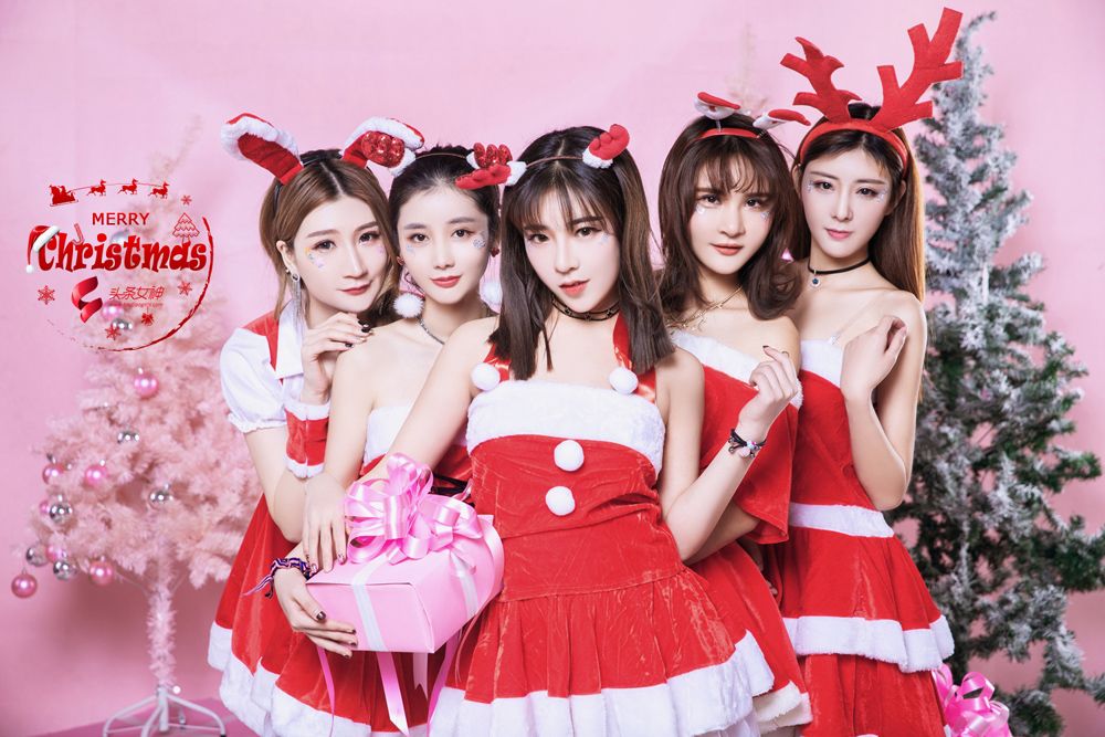 美丽的七位女神,祝福大家2018圣诞节快乐!