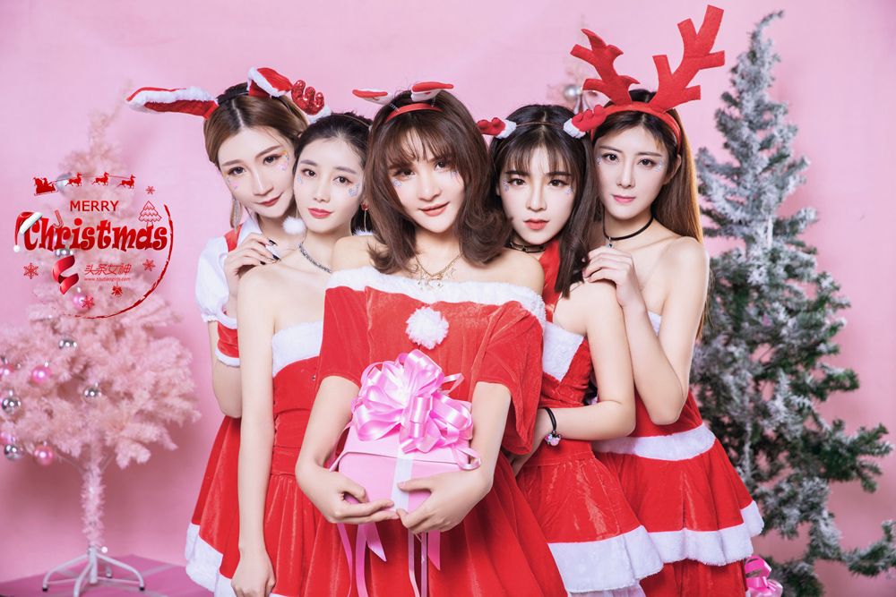 美丽的七位女神,祝福大家2018圣诞节快乐!