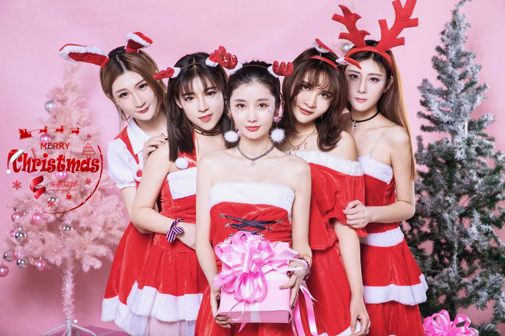 美丽的七位女神,祝福大家2018圣诞节快乐!