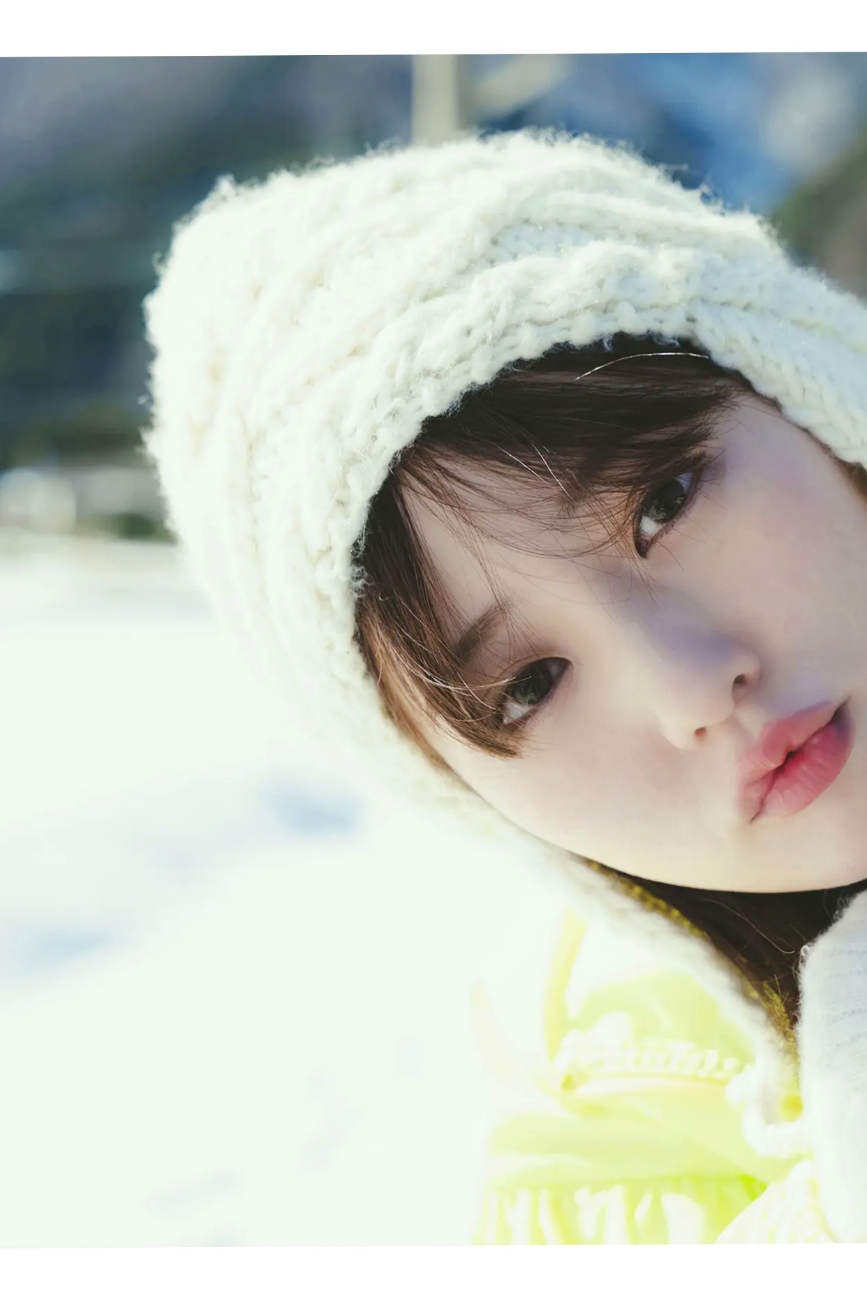 田中美久 - 銀世界 日本女神性感内衣与雪景写真