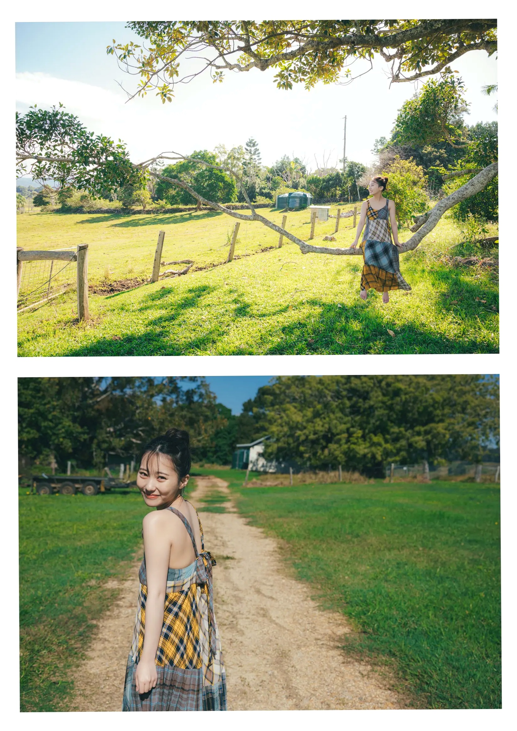 田中美久 - 也想更随性地,日系清纯泳装写真,清新夏日池畔性感风格,捕捉灵动迷人瞬间
