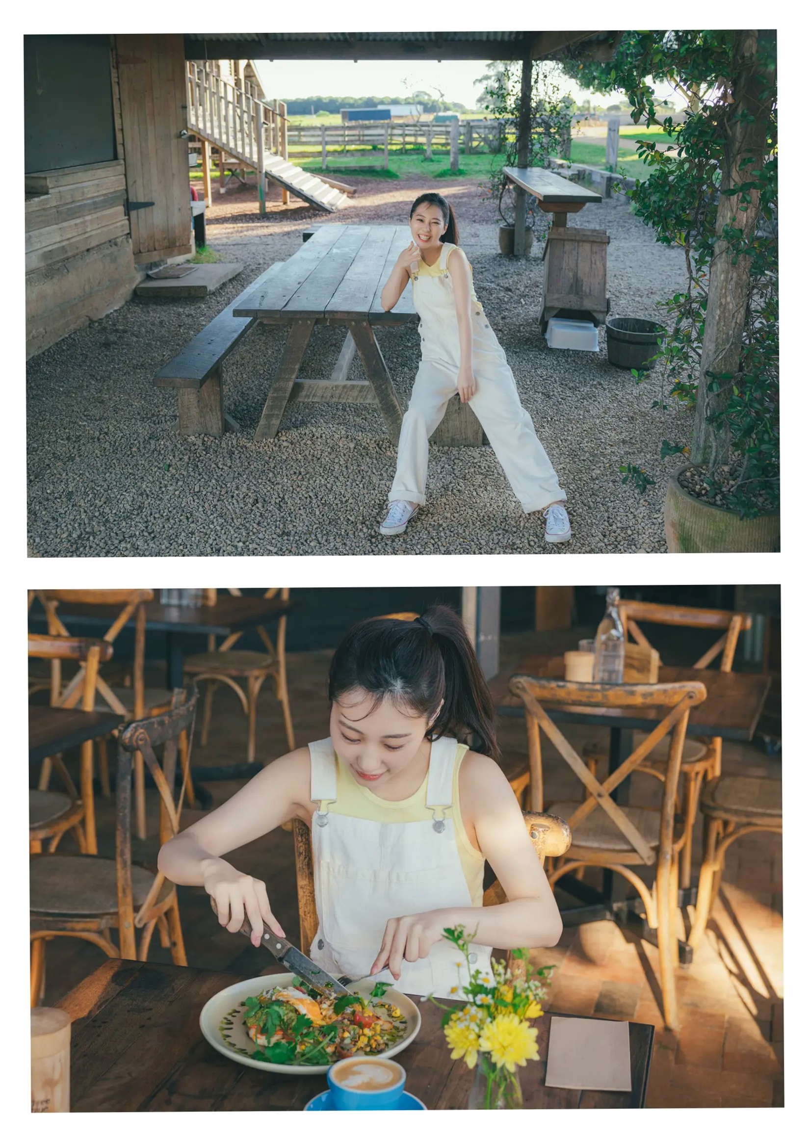 田中美久 - 也想更随性地,日系清纯泳装写真,清新夏日池畔性感风格,捕捉灵动迷人瞬间