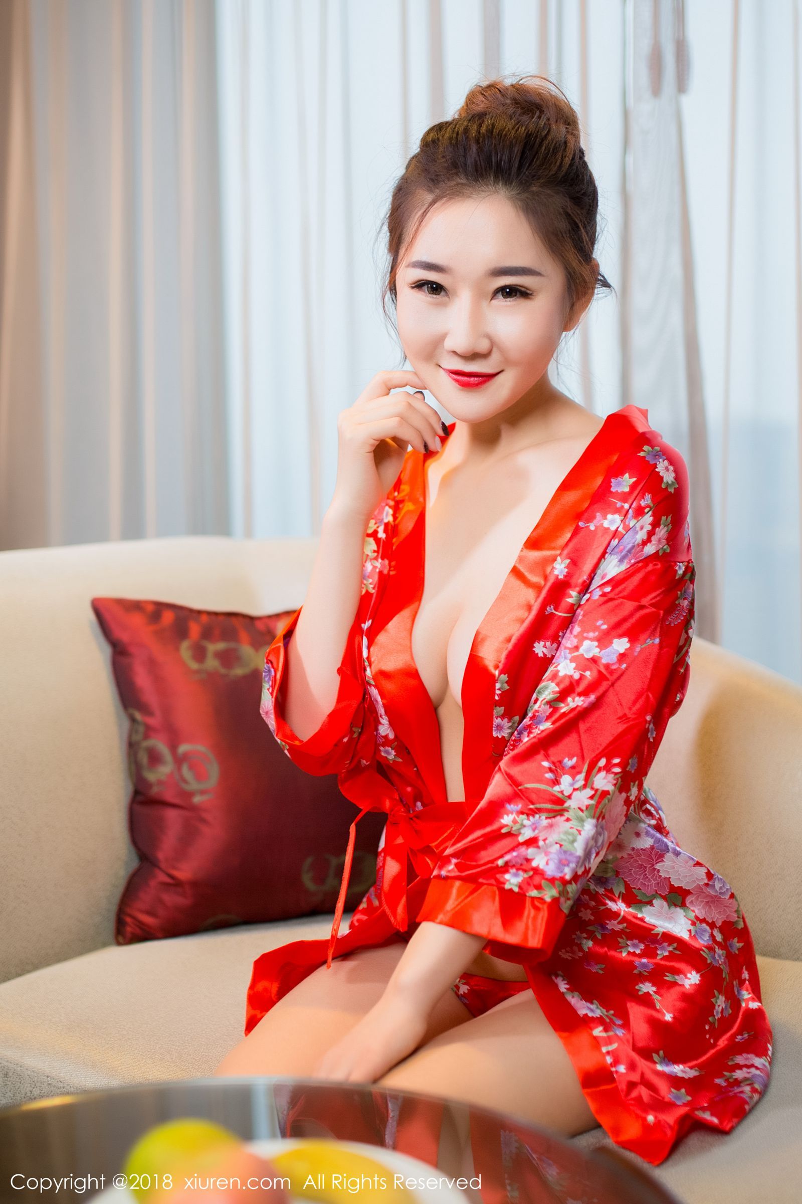 模特棉花糖candy 华丽和服事业性
